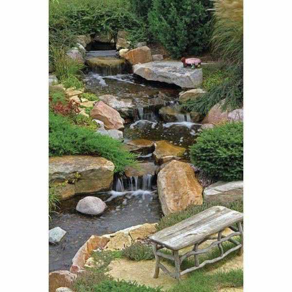 Aquascape Large Pondless Waterfall Kit with 26' Stream with AquaSurgePRO 4000-8000 Pump - Globalnestes