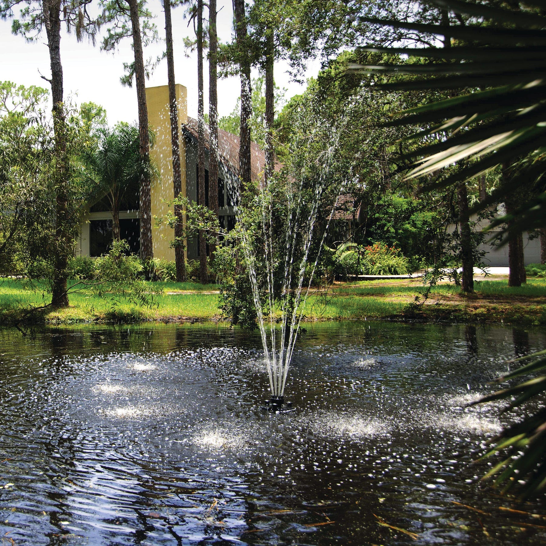 Oase Floating Fountains with Lights