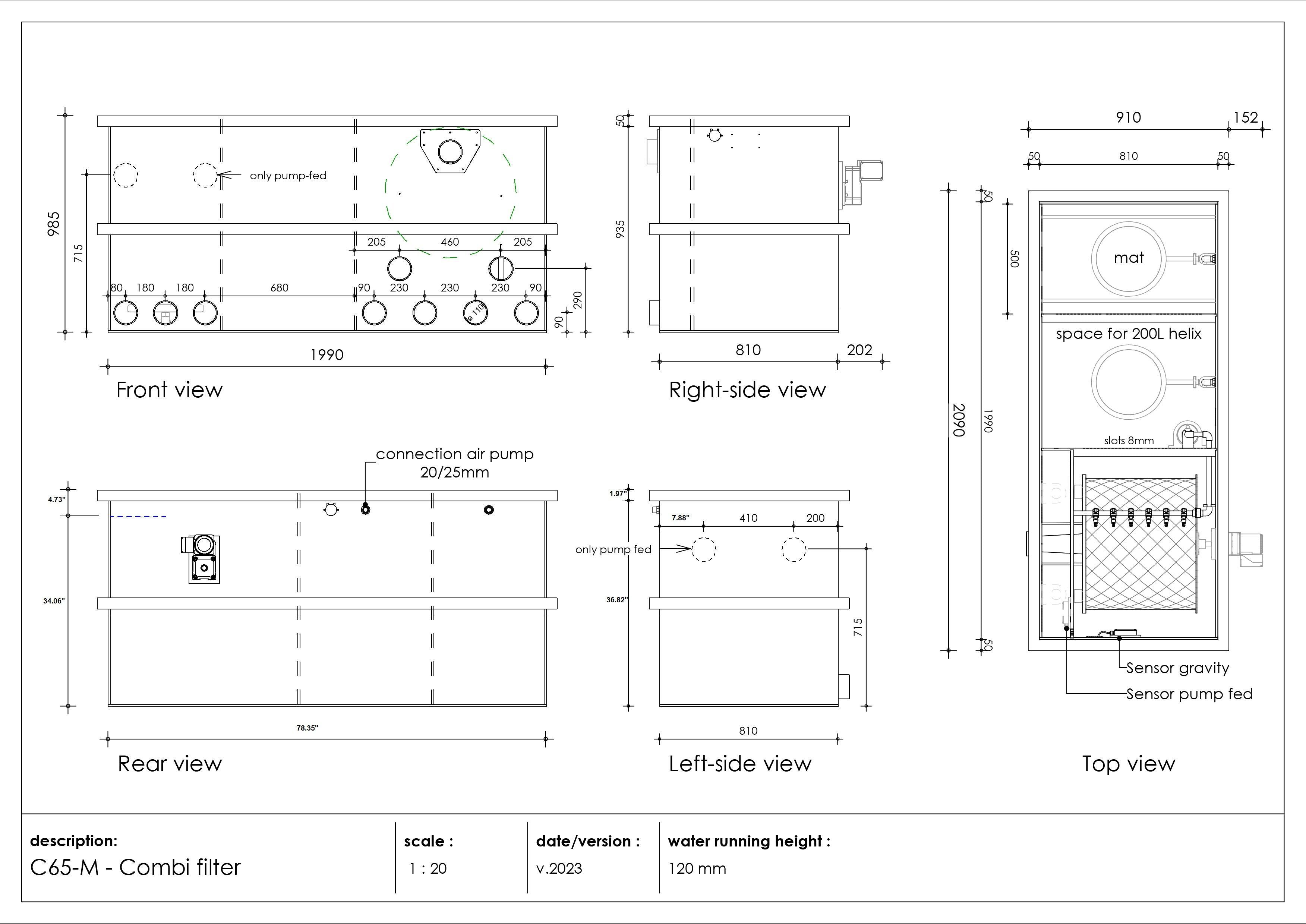 SeaSide Aquatics Combi RDF Filters - Globalnestes