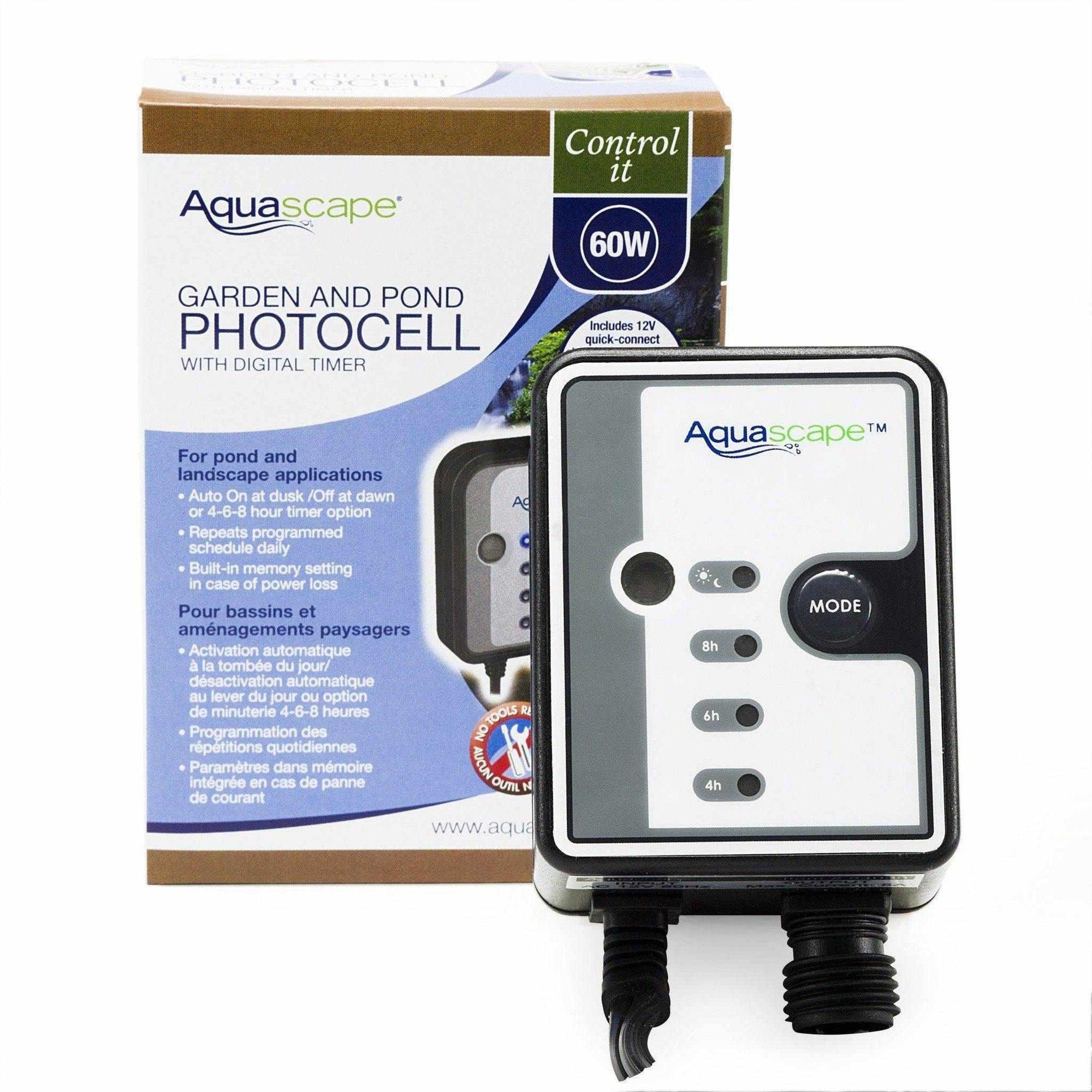 Aquascape 60W Photocell with Digital Timer - Globalnestes