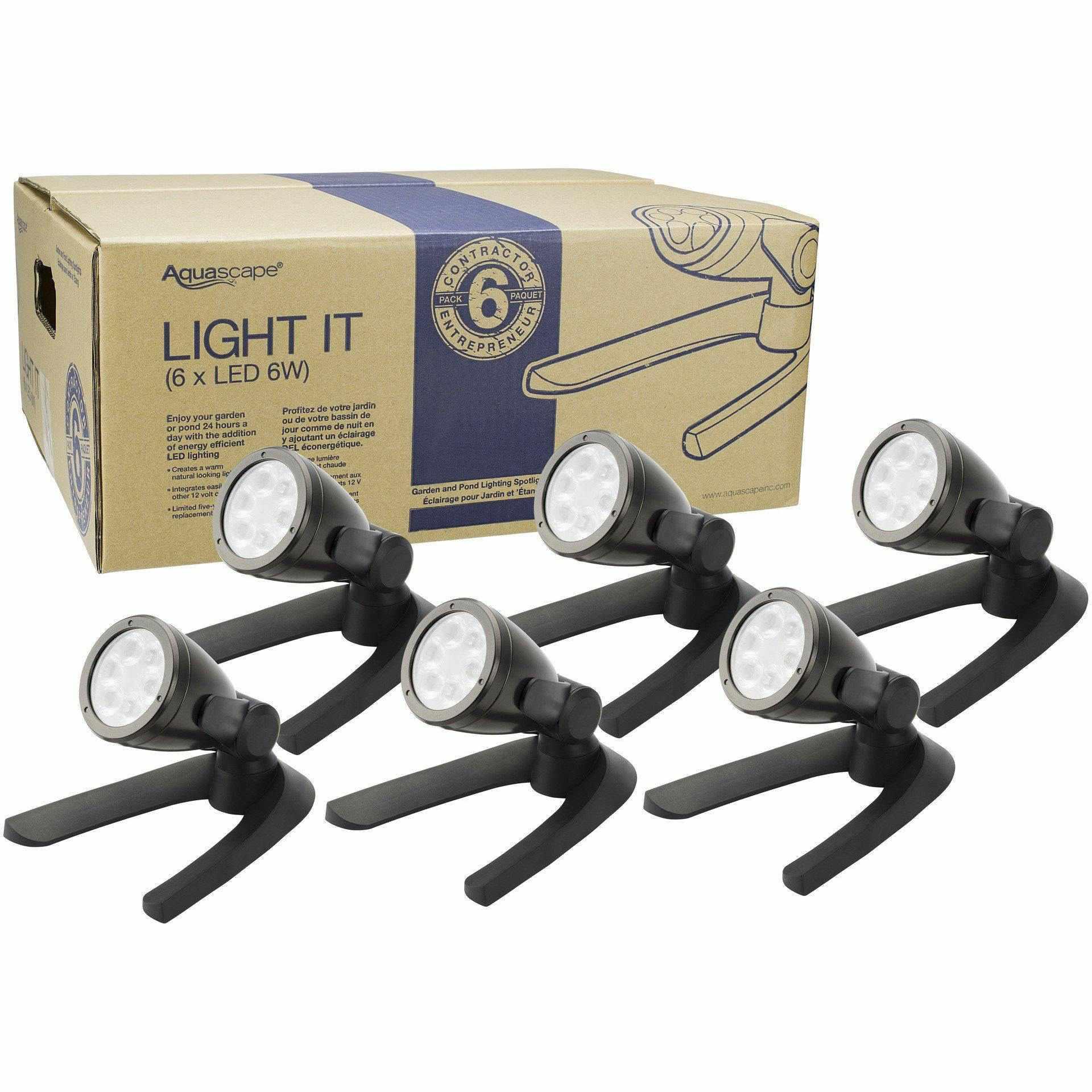 Aquascape Garden & Pond Spotlight 6W Contractor Pack - Globalnestes