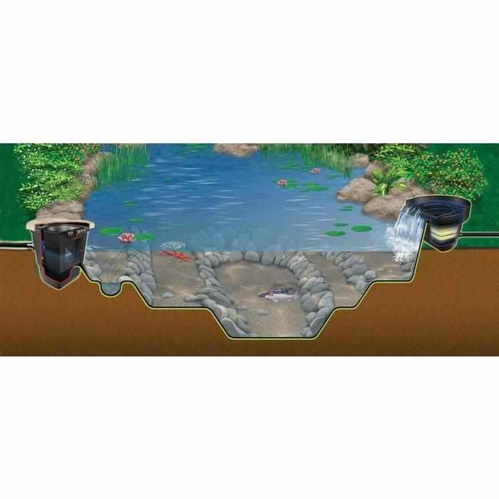 Aquascape Medium Pond Kit 11' x 16' with AquaSurgePRO 2000-4000 Pump - Globalnestes
