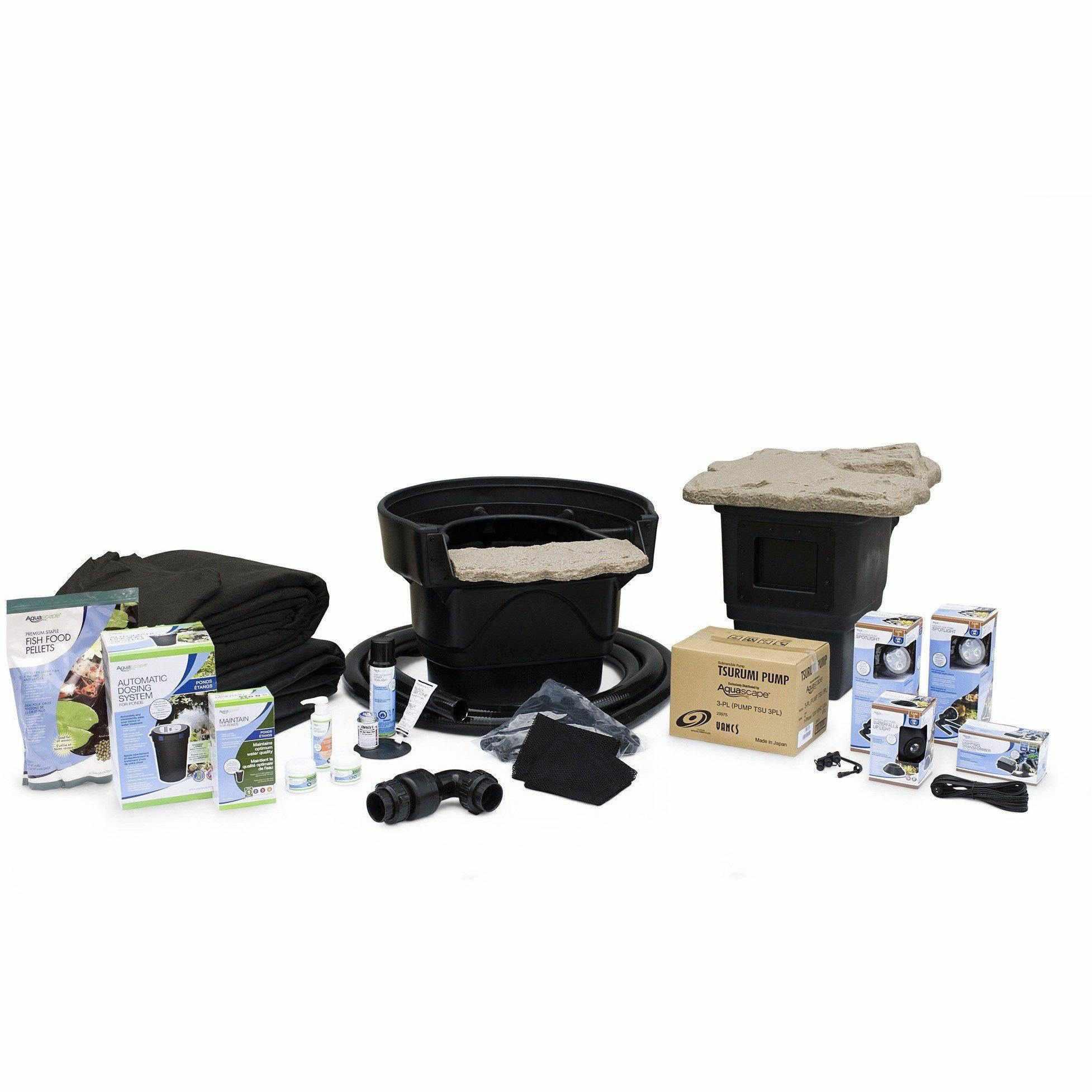 Aquascape Medium Pond Kit 11x16 with 3PL - 3000Pump (MPN 53035) - Globalnestes