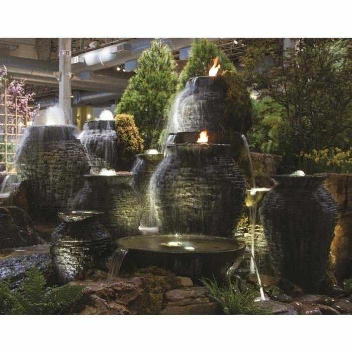 Aquascape Small Stacked Slate Urn - Globalnestes