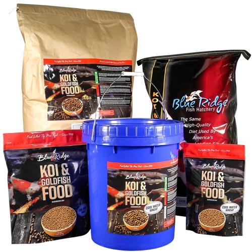 Blue Ridge Cool Water Wheat Germ Formula Koi & Goldfish Food - Globalnestes