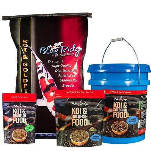 Blue Ridge Growth Large Pellet Formula Koi & Goldfish Food - Globalnestes
