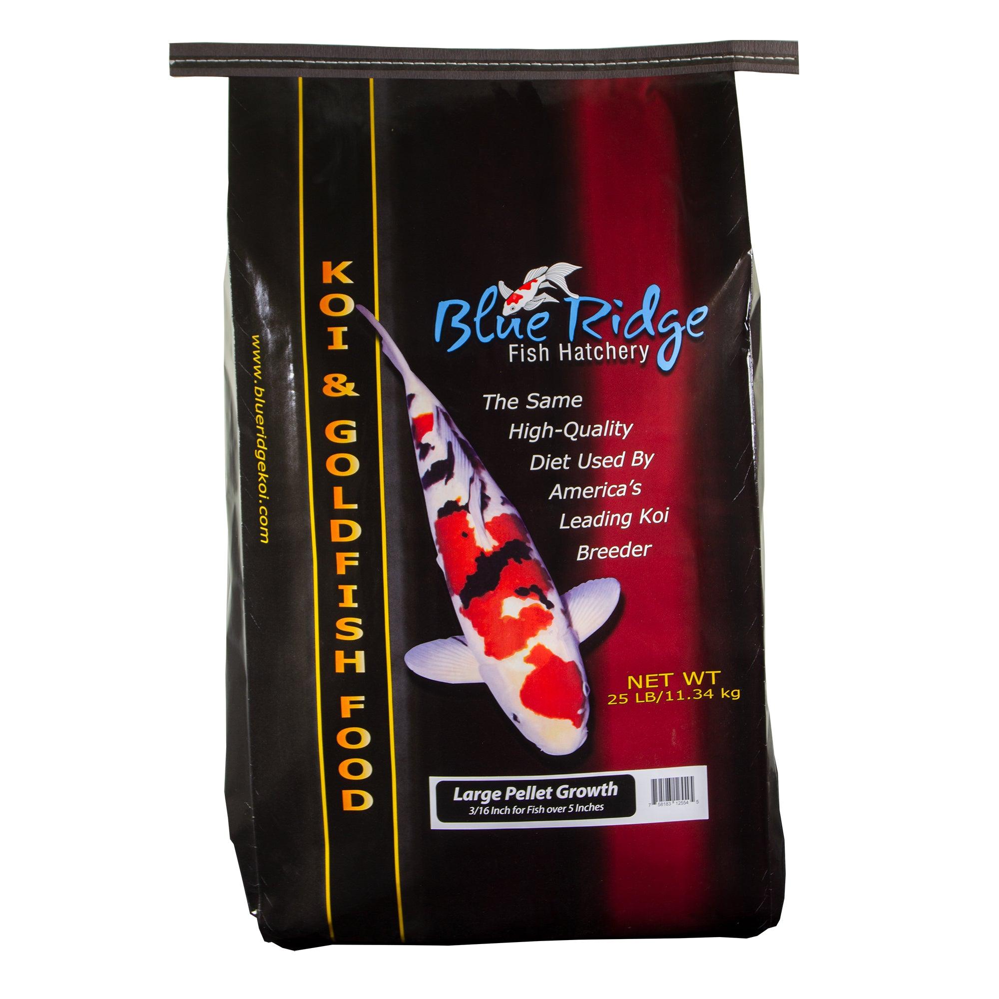 Blue Ridge Growth Large Pellet Formula Koi & Goldfish Food - Globalnestes