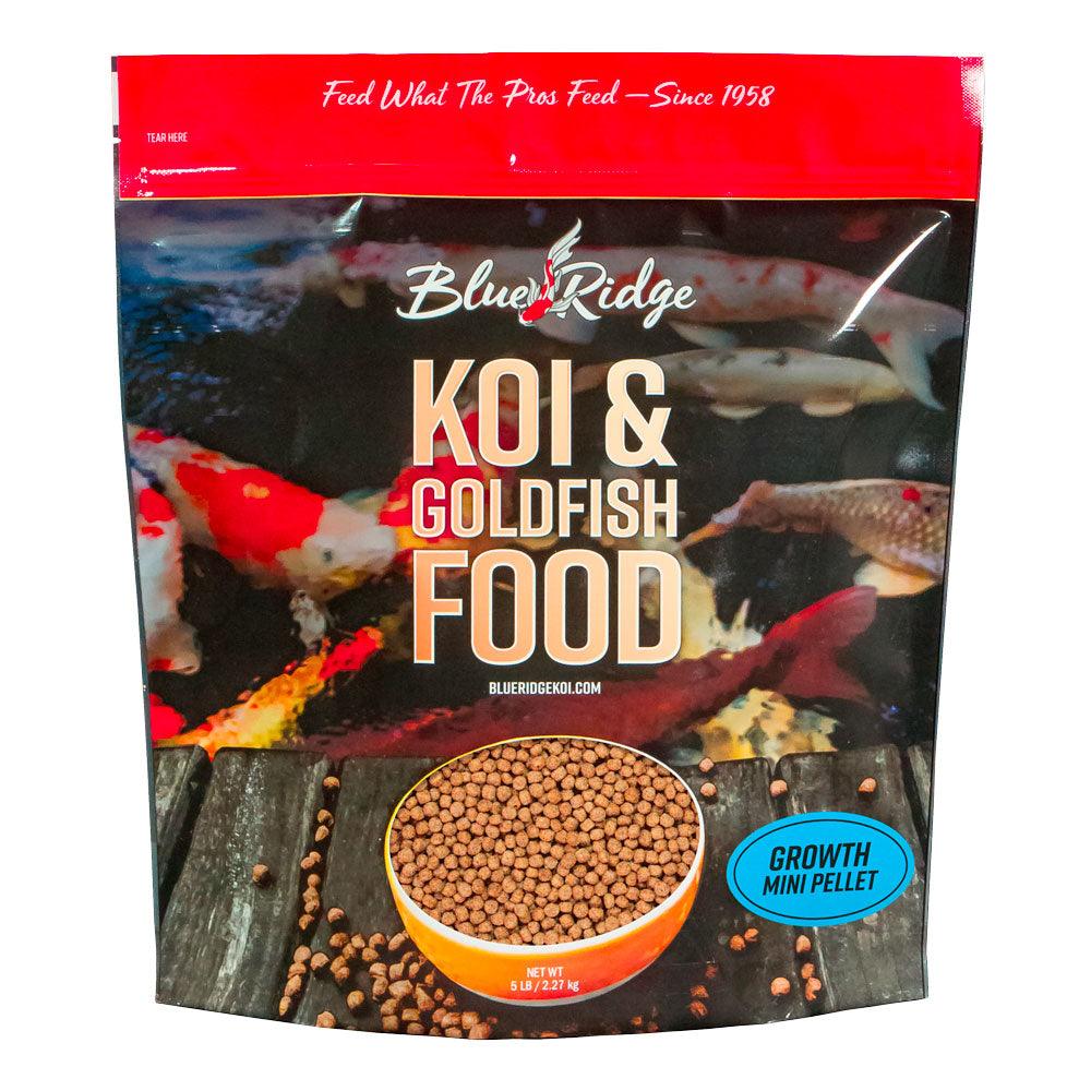 Blue Ridge Mini Pellet Growth Formula Koi & Goldfish Food - Globalnestes