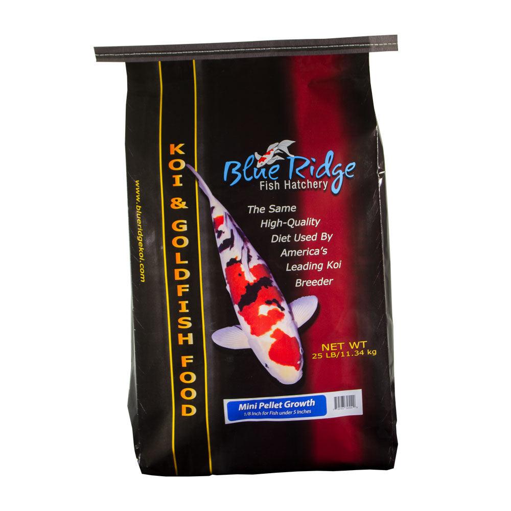 Blue Ridge Mini Pellet Growth Formula Koi & Goldfish Food - Globalnestes