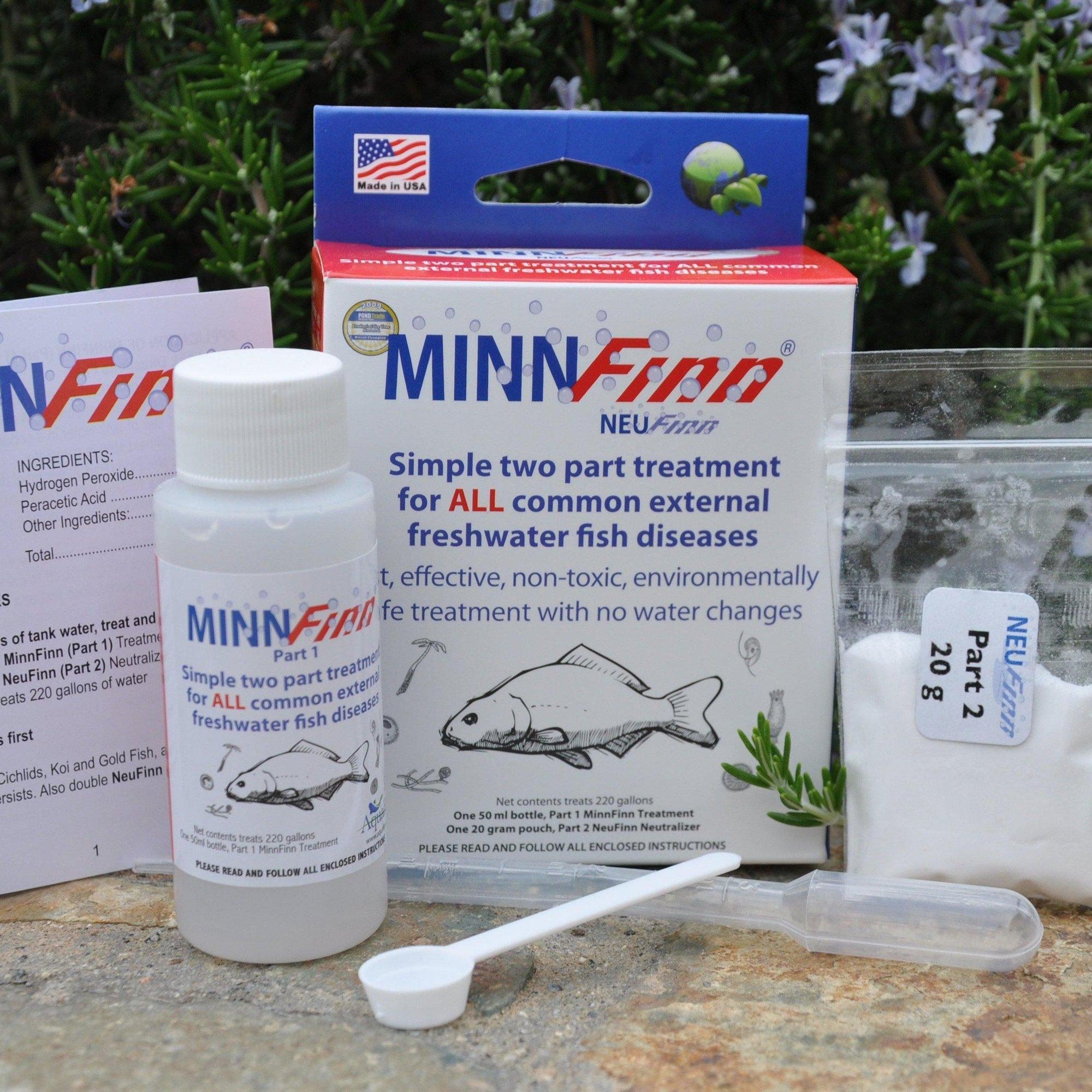 MinnFinn Mini Broad Spectrum Fish Disease Treatment - Globalnestes