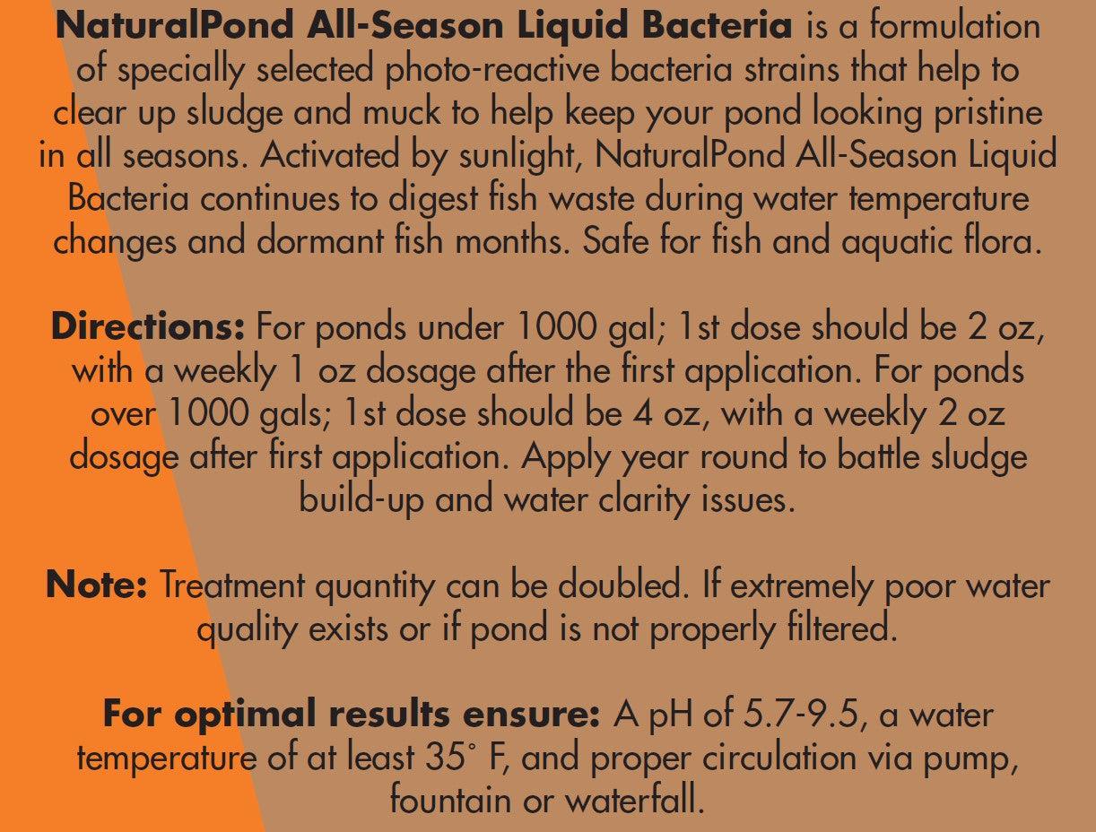 NaturalPond All-Season Beneficial Bacteria - Liquid - Globalnestes
