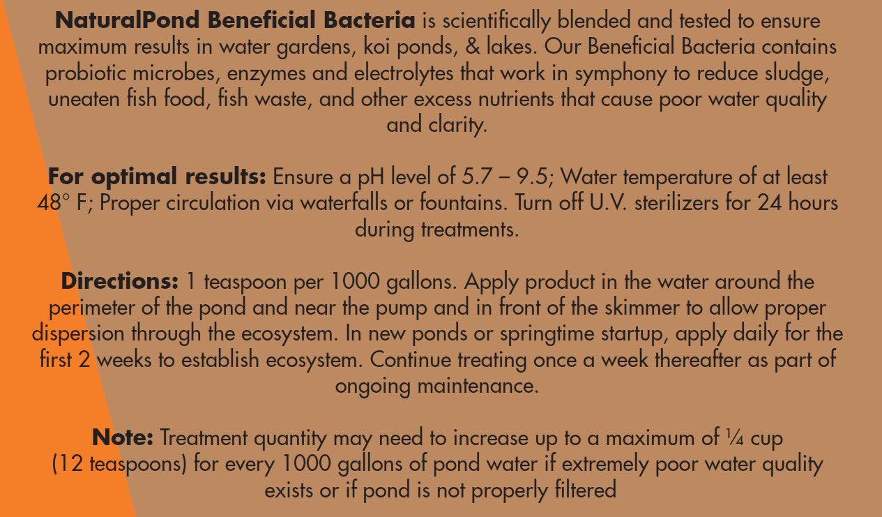 NaturalPond Beneficial Bacteria - Dry - Globalnestes