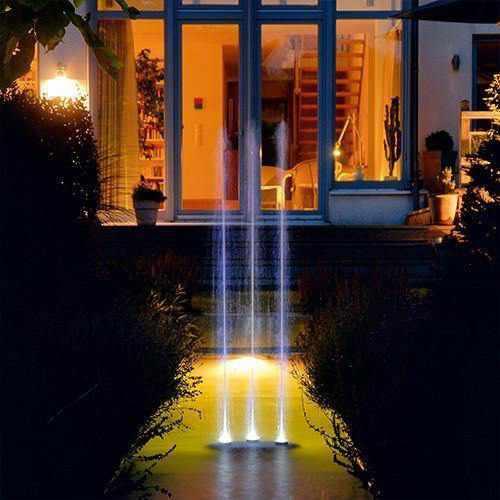 OASE Water Trio - Programmable Illuminated 3-jet Fountain - Globalnestes