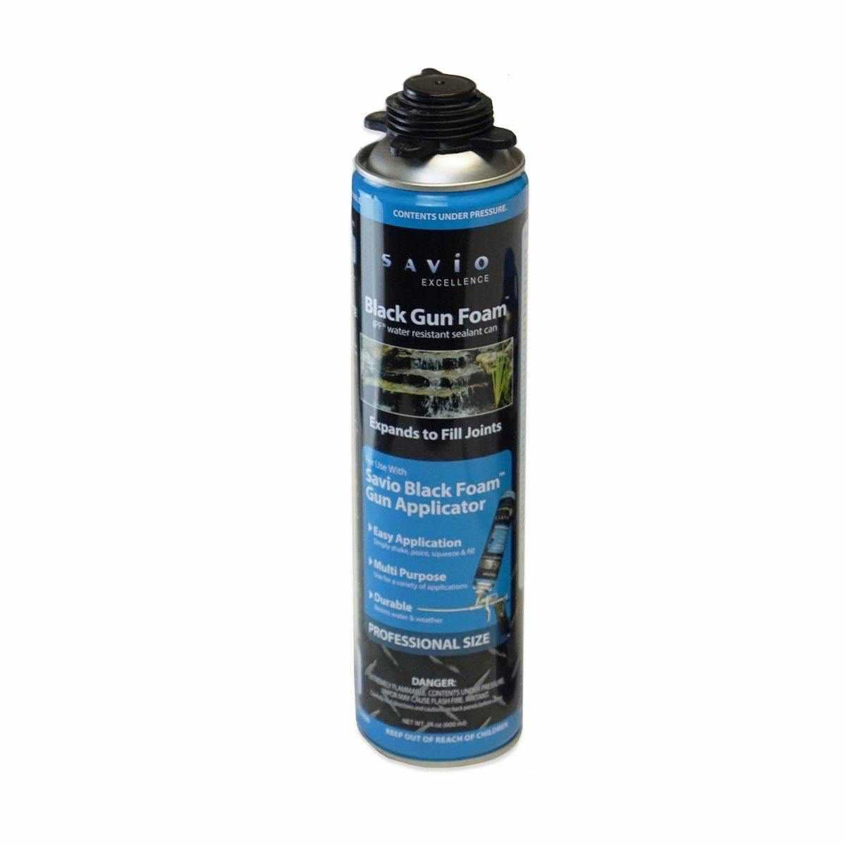Savio Professional Black Waterfall Foam, Foam Gun Applicator and Foam Gun Cleaner - Globalnestes