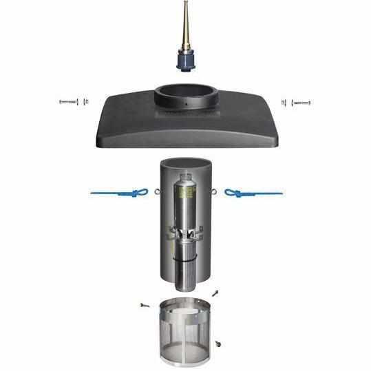 Scott Aerator Clover Lake Fountain 1 HP 230 V - Globalnestes