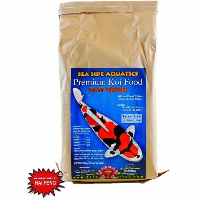 Sea Side Aquatics Premium Koi Food - Fast Color - Globalnestes