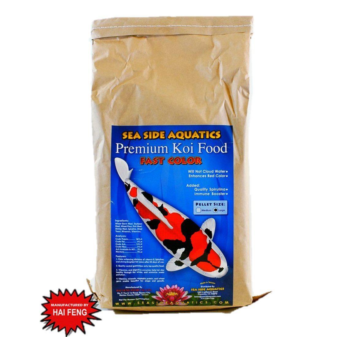 Sea Side Aquatics Premium Koi Food - Fast Color - Globalnestes